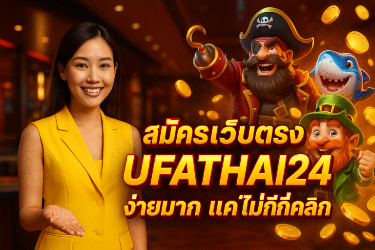 สมัครเว็บตรง UFATHAI24 ง่ายมาก แค่ไม่กี่คลิก