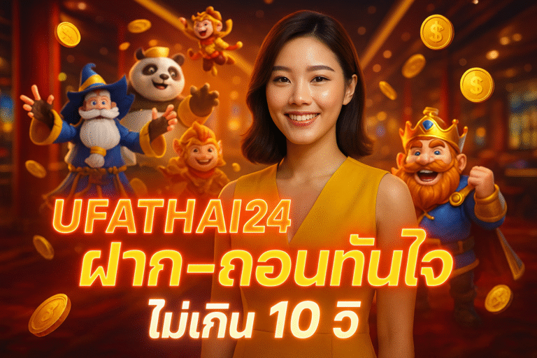เว็บตรง UFATHAI24 ฝาก-ถอนทันใจ ไม่เกิน 10 วิ